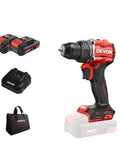 Pro Grade 20V Brushless Cordless Drill Driver Kit Featuring Badass 55Nm Torque Output And Rugged 10mm Chuck with dual batteries and charger.