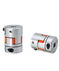 Heavy Duty Flexible Jaw Coupling Series D40L55 With Vibration Dampening Spider For Shafts 8 To 20mm, steel, industrial use