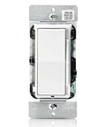 Killer Smooth Slide Dimmer Switch Antimicrobial Mold Resistant For Led And Bulbs Hassle Free Install Wall Plate in clean white color.