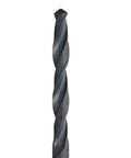 Heavy Duty High Speed Steel Aircraft Extension Drill Bit Five Sixteenth Inch By Six Inch Black Oxide Coated for general metal drilling