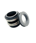 MG12-14 G4 Silicon Carbide Mechanical Pump Seal With Elastomer Bellows, view showcasing seal design for 14 mm shaft.