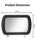 Clip-On Vanity Mirror For Sun Visor, HD Makeup Mirror For Cars, Easy To Install, Durable PP Material, 6.6 x 4.3 inches