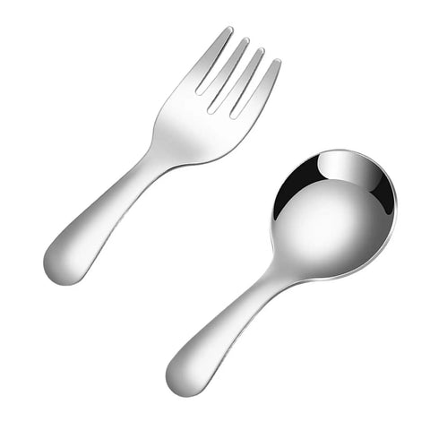 2 Piece Portable Camping Cutlery Set With Spoon And Fork Stainless Steel Grab And Go Outdoor Dining Essentials For Hiking Camping Picnics Backpacking And Travel