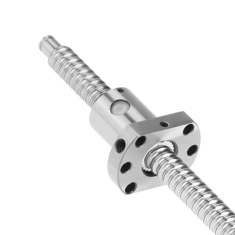 Heavy Duty Rolled Ball Screw And Ball Nut Assembly Zero Backlash High Precision Linear Motion System with 12Mm diameter and smooth finish.