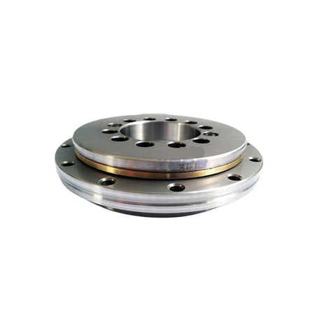 Heavy Duty YRT80 Rotary Table Bearings Crafted For Machine Tools P4 Precision Turntable Hubs, close-up view of double disc design.