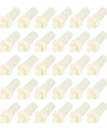 40 Piece Plantation Shutter Repair Pins Set With Spring Loaded Plastic Hardware For Cabinet And Furniture Fixes, white ABS pins.