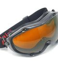 Top Tier Laser Protective Goggles With Badass Od5 Plus Shield For High Power Uv Yag And Near Infrared Diode Lasers, side view.