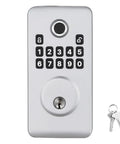 Hassle Free Fingerprint Door Lock With Silver Biometric Deadbolt And Auto Locking For Rapid Keyless Entry, keyless entry keypad.