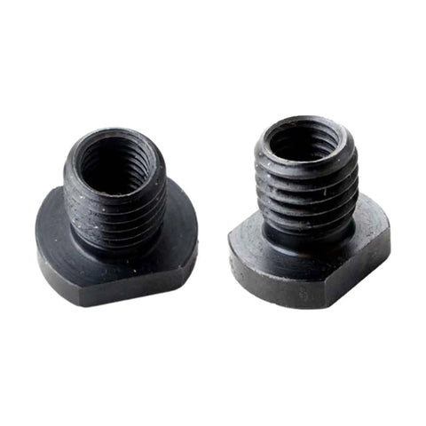 Top Shelf Angle Grinder Wheel Conversion Adapter Fits 100Mm Tools And M10 Threads, black threaded nuts for secure mounting.