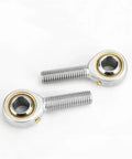 4 Pcs Pos18 Fish Eye Rod End Bearings M18x1.5mm Male Thread with sealed housing for smooth rotation in wet environments.