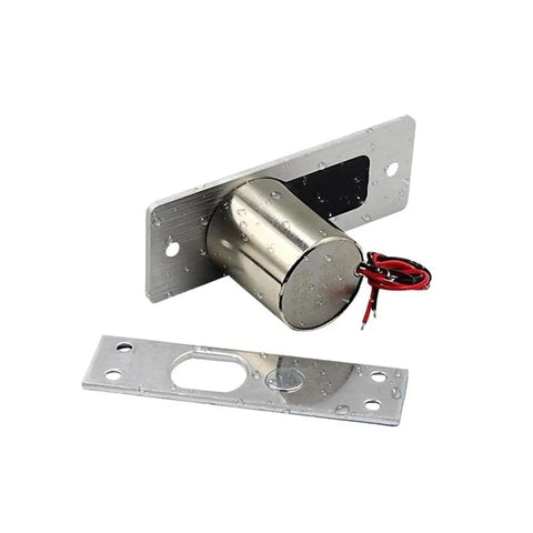 12V Mini Electric Bolt Lock Solenoid With Five Wire Feedback Sensor Tough As Nails Stainless Steel Build for cabinets and drawers.