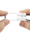 Plug And Play VCM Disable Harness For Honda 3.5L V6 Engines with resistor and wiring connector in hand.