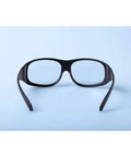 Top Shelf Heavy Duty Infrared Laser Safety Glasses Featuring 10600nm Wavelength Coverage With Rock Solid Od6 Plus Optical Density For Co2 Laser Booths Built Tough For Daily Shop Floor Work, front view.