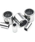 Heavy Duty One Way Needle Roller Clutch Bearing Built Like A Boss For Backstop Indexing And Overrunning System Drives Rock Solid Steel Cup Housing No Hassle Replacement Parts, multiple sizes of needle roller clutches in steel.