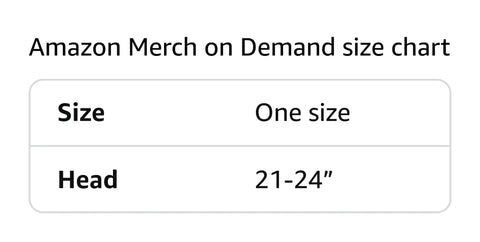 Size chart for Daily Grind Plumber Evolution Trucker Hat showing one size and head measurement of 21-24 inches.