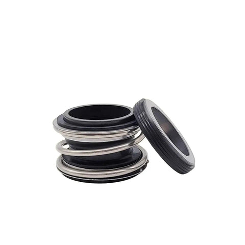 Boost Your Gear With This Knockout Single Spring Mechanical Shaft Seal Featuring Slick Silicon Carbide Rotors And Nitrile Rubber Gaskets For Rock Solid Pump Performance Supporting Ten To One Hundred Ten Millimeters. Mechanical shaft seal with silicon carbide rotors and nitrile gaskets.