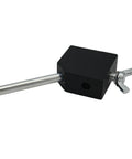 Premium Forty Five Degree Angle Converter For Gem Faceting Machines And Jade Grinding Tools, black single piece with metal adjustment.