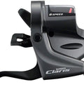 Claris ST RS200 8 Speed Road Bicycle Shift And Brake Lever With Rapidfire Plus Shifting and aluminum durability, side view