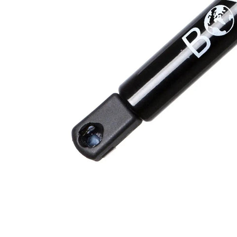 Close-up of a black gas strut end, part of 2 Pack Rear Trunk Lift Supports For Chrysler Sebring 1996 1997.