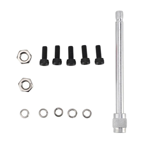 Deadly Accurate Digital Force Gauge 1N To 10N Range Slick Portable Push And Pull Tester Meter With Built In Sensor For Hella Precise Lab Testing And Rock Solid Quality Control Checks components including bolts and washers.