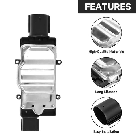 Plug-And-Play Cooling Fan Control Module For Mazda 3, Mazda 5, Ford Focus Kuga, Volvo V40 2012 To 2019, main features shown