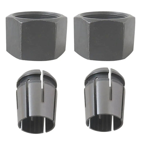 2 Pack Router Collet Replacement Kit One Half Inch Pro Grade Fits Dewalt DW616 DW618 Series and MRC23EVS Models image
