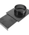 Bestoyard 100Mm Replacement Plastic Blast Gate for Dust Collection Systems, 100mm black plastic sliding valve for vacuum cleaners.