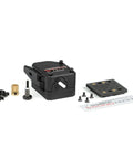 BMG Dual Drive Extruder Upgrade Kit For Creality CR 10S PRO With Slick Gear Housing and hardware components laid out for assembly.