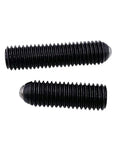 M3x6mm Hex Socket Ball Plunger Screws And Spring Loaded Grub Sets With Reliable Positioning And Secure Locking A Top Shelf Twenty Piece Alloy Steel Kit That Delivers Straight Shooter Reliability All Day Long, showing two black oxide finish screws.