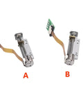 Sweet Little Linear Actuator With Smooth 29mm Throw And Tight Grip 8mm Lead Screw Drive Paired With Plug And Play 4 Wire Bipolar Stepper Motor close-up.