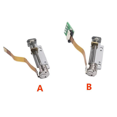 Sweet Little Linear Actuator With Smooth 29mm Throw And Tight Grip 8mm Lead Screw Drive Paired With Plug And Play 4 Wire Bipolar Stepper Motor close-up.