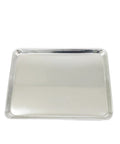 Heavy Duty Commercial 13 X 18 Half Size Aluminum Sheet Pan And Bun Tray With Sturdy Tapered Sides built for kitchen use.