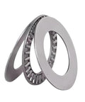 Single Precision Plane Thrust Needle Roller Bearing Crafted Tough For Heavy Duty Applications And Silky Smooth Rotation viewed from the side.