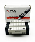 Badass Rock Solid Heavy Duty Linear Guide Bearing Slider Block With Hella High Rigidity Four Way Equal Load Capacity And Slick Automatic Centering For Precision Cnc Machines on white background.