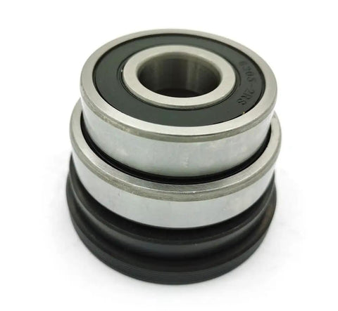 Top Shelf Washer Tub Bearing And Seal Kit featuring robust metal bearing components designed to eliminate noise in Whirlpool Maytag setups.