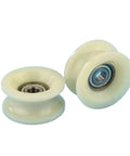 Heavy Duty Nylon U Shaped Cable Pulley With Silent Ball Bearings for smooth lifting action in curtain tracks.