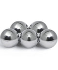 Dead On Precision GCr15 Chrome Alloy Steel Ball Bearings One Inch Diameter Super Grade G16 Deep Groove Design in a cluster.
