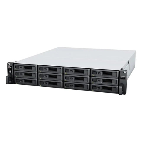 Rackmount Nas Server With Ryzen Processor 32Gb Memory 24Tb Ssd Array 10GbE Ports Redundant Power Supply front view