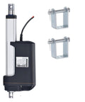 Heavy Duty DC 12V Linear Actuator With 1100mm Stroke And 12000N Rock Solid Thrust Built Tough IP67 Waterproof Construction featuring stainless steel rod and metal gears.