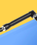 Double Ended Socket Wrench And Hex Driver Adapter Quarter Inch L Shaped Handle with a rubber grip and metal ends for tight spots.