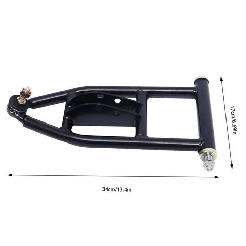 Front Suspension Swingarm Assembly With Upper And Lower Swingarms And Shock Kit For Buggy Electric ATV Quad Go Kart Parts 340mm USA Stock Durable Bolt On Ready For Smoother Rides detailed view.