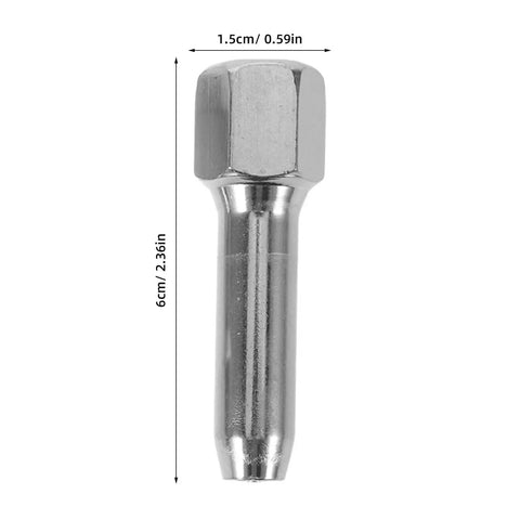Two Pack Quick Release Grease Couplers for Precision Tip, steel coupler with dimensions 6cm by 1.5cm for precise lubrication