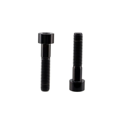 Heavy Duty Titanium Socket Head Bolts M6x1.0x30mm Black Din912 Hex Cap Screws 5 Pack angled view of black titanium bolts