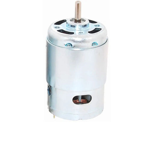 Hardcore 775 DC Motor With Precision Ball Bearings Tough As Nails High Torque And Ridiculous 11000 RPM Spin crafted for 12V 24V RC boats.