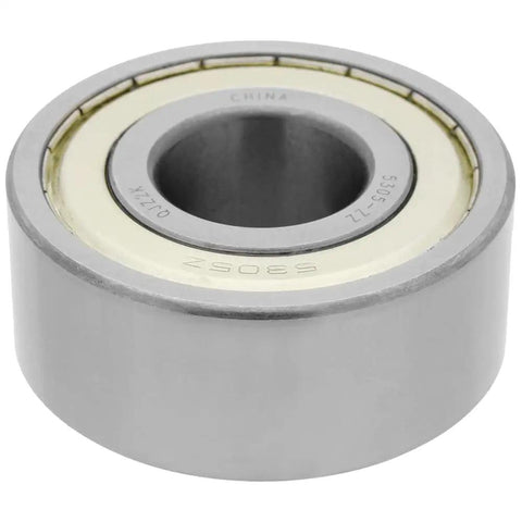 2-Pack 5305-ZZ Double Row Angular Contact Ball Bearings No-Frills Rugged Workhorse Performance showing high-quality metal shield.