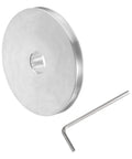 Heavy Duty V Type Single Groove Pulley 20mm Bore 100mm Outer Diameter Aluminum Alloy For 6mm PU Round Belt Motor Shaft with hex key.