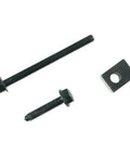 No Fuss Generator Alternator Adjuster Kit Straight Swap Belt Tensioner Rigging parts including bolts and bracket for installation.