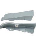 Heavy Duty Car Fender Patch Kit With Die Stamped Mudguard Repair Panels Left And Right Durable Metal Sheet Replacement For Auto Body And Restoration Pro, side view