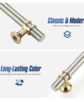 Snag These Fly Dual Tone Brushed Nickel And Gold Cabinet Pulls Featuring 3 Inch Center To Center Spacing premium stainless steel handle with gold accents.