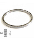 Top Shelf Thin Wall Ball Bearings With Precision Slim Section Design built like a tank for heavy duty gearboxes, silver color, slim profile.